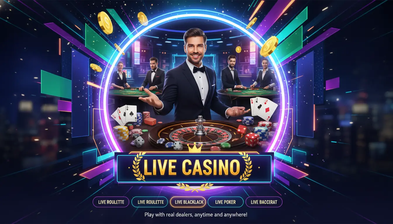 Live casino på Trickz casino